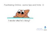 Facilitating Online   Some Tips And Hints