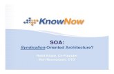 SOA: Syndication-Oriented Architecture?