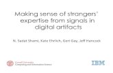 Making sense of strangers' expertise from signals in digital artifacts