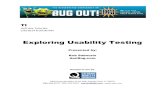 Exploring Usability Testing