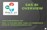 SAS BI ONLINE TRAINING | SAS TRAINING | SRYIT SOLUTIONS
