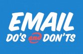 Email Do's and Don'ts