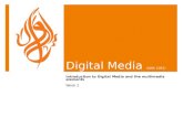 Introduction to Digital Media and Multimedia elements