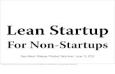 Lean Startup for Non-Startups