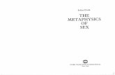 The Metaphysics of Sex by Julius Evola
