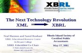 XBRL - (35 slides, 685k, no XML) Neal Hannon 5-14-01