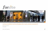 Using Mobile Technologies for Real Estate Research