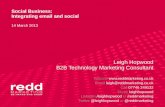 Redd marketing - Integrating email and social