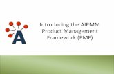 Introducing the Product Mgmt Framework (PMF)