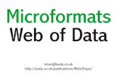 Microformats a Web of Data