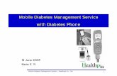 Healthpia : Mobile Diabetes Management Service with Diabetes Phone