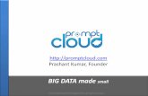 Promptcloud pitch to Cloudera CTO Founder