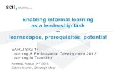 Enabling informal learning as a leadership task: learnscapes, prerequisites, potential