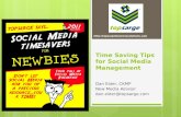 Timesaving Tips for Social Media Management