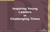 Inspiring Young Leaders in Challenging Times, Joel Fagg