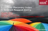 Amarach Economic Recovery Index October 2012