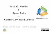 Social Media, Open Data & Community Resilience
