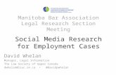 Social media research for litigation