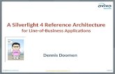 Silverlight 4 Reference Architecture for LOB apps