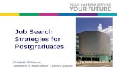 Finding a job - job search strategies for postgraduates