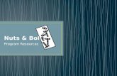 Nuts and Bolts: Resources