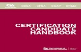Certification Candidate Handbook