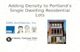 Adding Density to Residential Lots