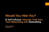 Would You Hire You? 8 Self-Inflicted Job Networking Wounds That Turn Your Networking Into Notworking
