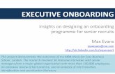 Insights On Executive Onboarding   Max Evans