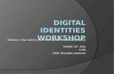 Digital identity workshop session 1