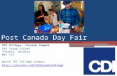 CDI College Toronto Campus Post Canada Day Fair in Ontario