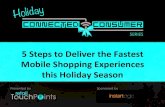 5 Steps To Deliver The Fastest Mobile Shopping Experience This Holiday Season