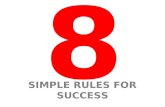 8 Simple Rules For Success