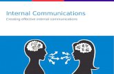 The principles of effective internal communications