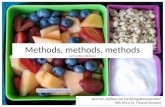 Methods, methods, methods