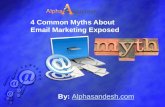 4 common myths about email marketing exposed