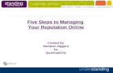 Five Steps To Managing Your Reputation Online