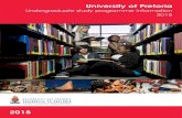 University of Pretoria - 2015 Undergraduate Study Programme Information
