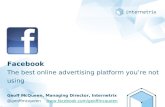 Facebook as an advertising platform