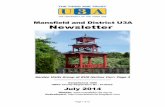 Mansfield U3A: July Newsletter