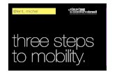 Three Steps to Mobility