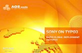 TYPO3 Congres 2012 - Sony on TYPO3: Rapid Global Deployment Case Study