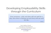 Employability in the curriculum (1)