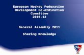 European Hockey Federation - Development Co-ordination Committee Presentation