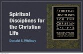 Donald Whitney, Spiritual Disciplines: Intro & chapter 1a