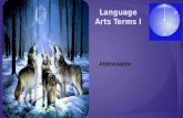 English Language Arts Terms 1