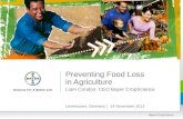 Preventing Food Loss in Agriculture
