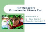 NH Environmental Literacy Plan