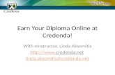 Earn Your Diploma Online at Credenda