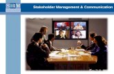 Stakeholder management & communication